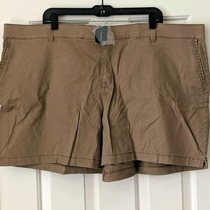 NWT Lane Bryant Size 24 khaki shorts